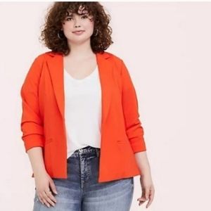 Torrid Classic Fit Blazer.  Size 3 (3X). One button closure. NWOT